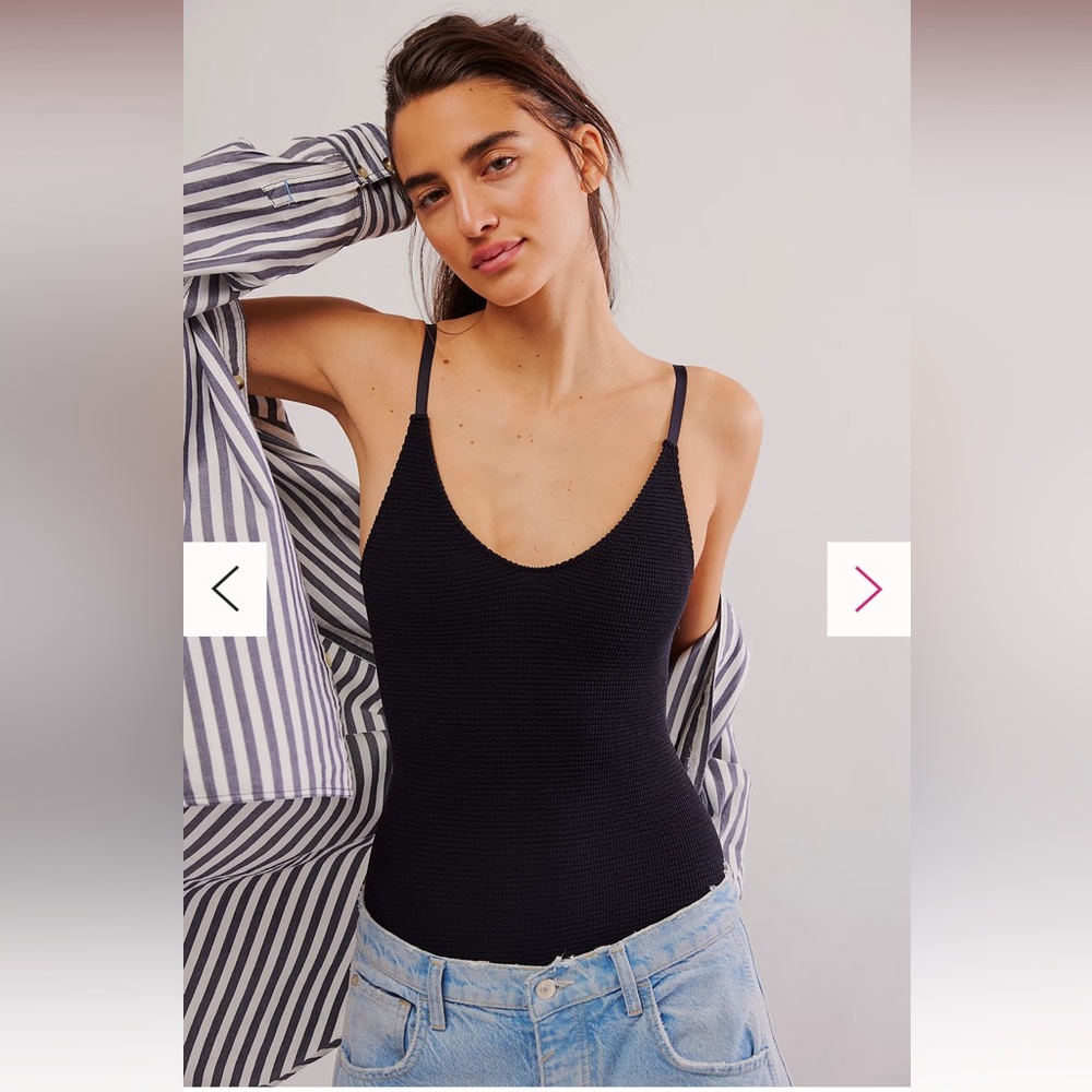FREE PEOPLE The Rib I Reach For Bodysuit  NWT
